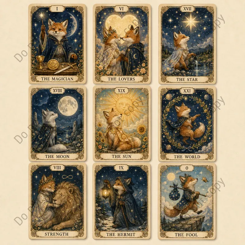 Storybook Animal Tarot Card Sets