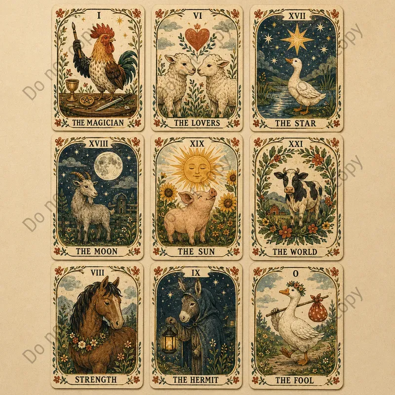 Storybook Animal Tarot Card Sets