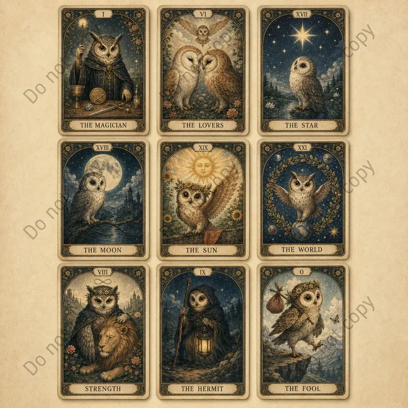 Storybook Animal Tarot Card Sets