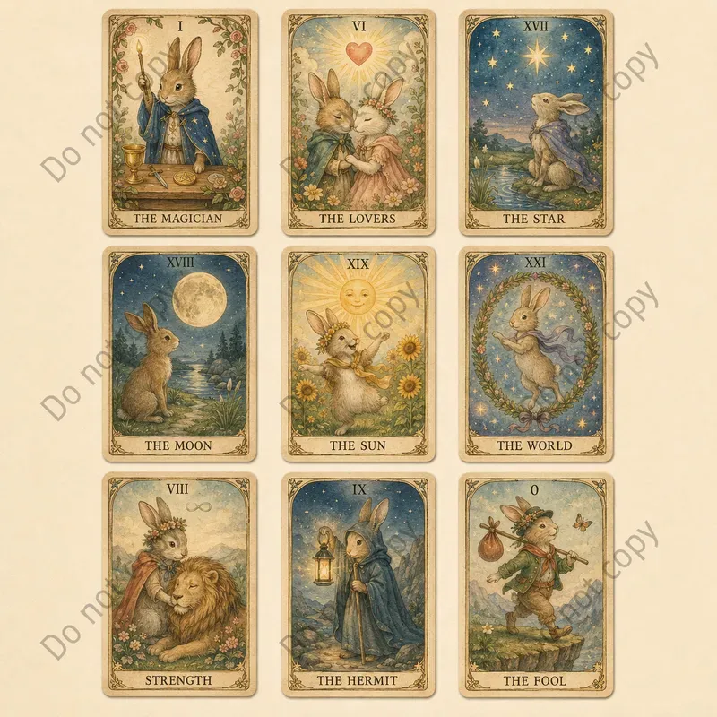 Storybook Animal Tarot Card Sets