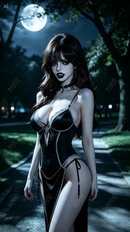Girl Vampire Lingerie Portraits