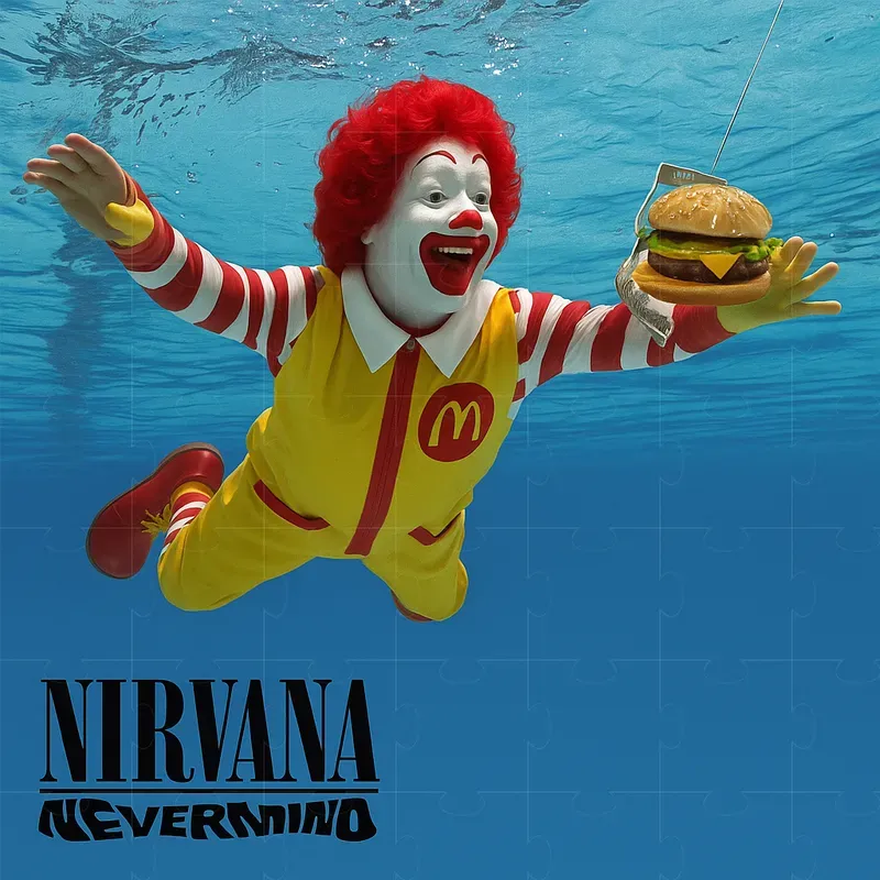 Nirvana Nevermind Album Cover Parodies
