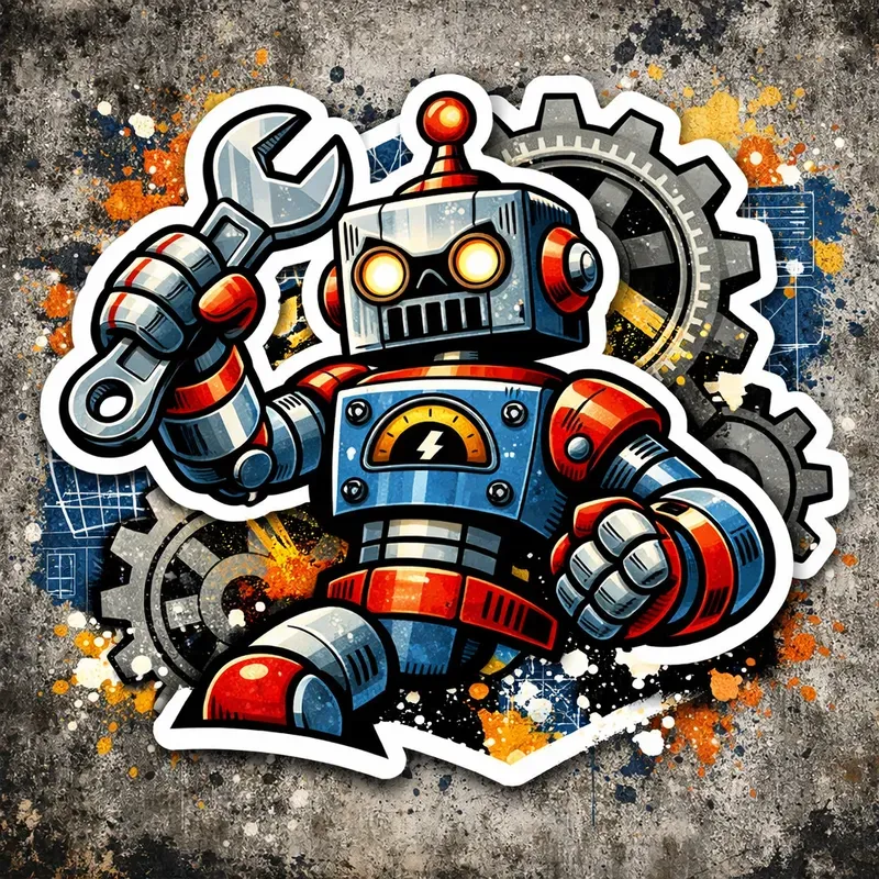Urban Street Art Sticker Collections