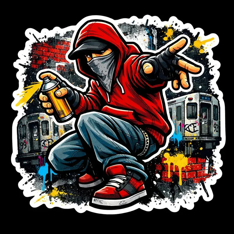 Urban Street Art Sticker Collections