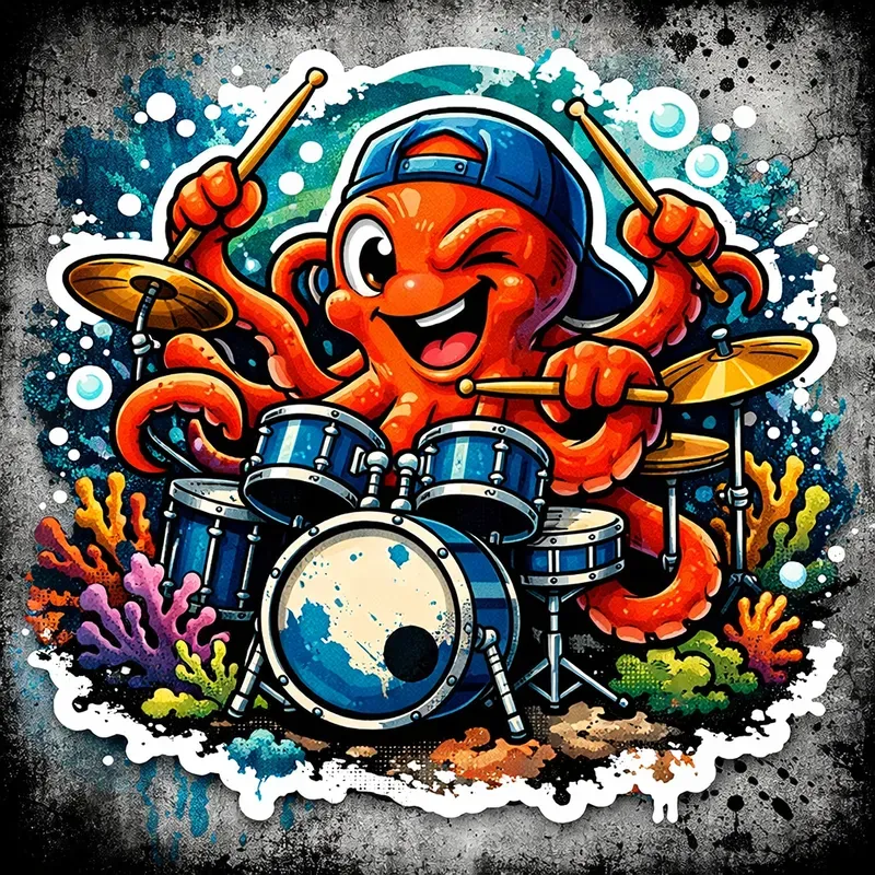 Urban Street Art Sticker Collections
