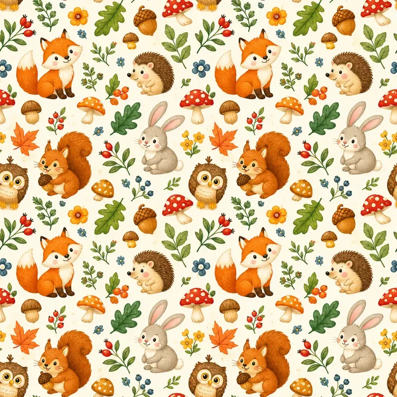 Colorful Kids Seamless Patterns