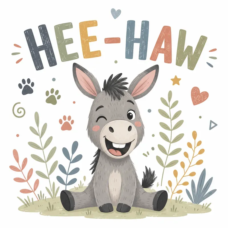 Cute Animal Typography Vectors