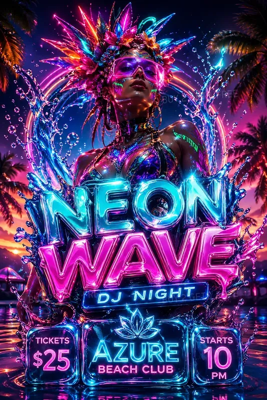 Hyperdynamic Summer Event Flyer Masters