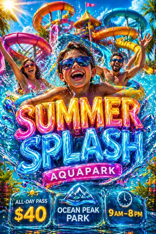 Hyperdynamic Summer Event Flyer Masters