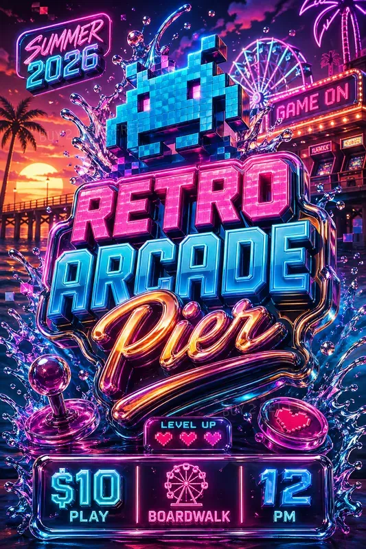 Hyperdynamic Summer Event Flyer Masters