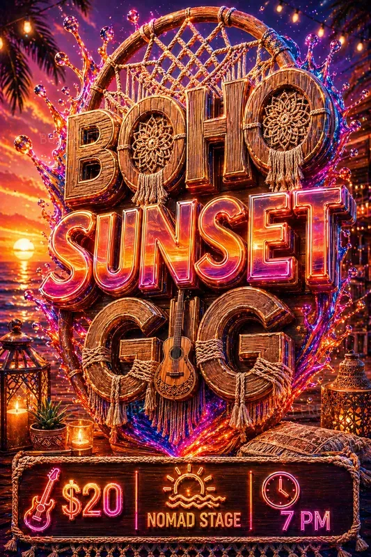 Hyperdynamic Summer Event Flyer Masters