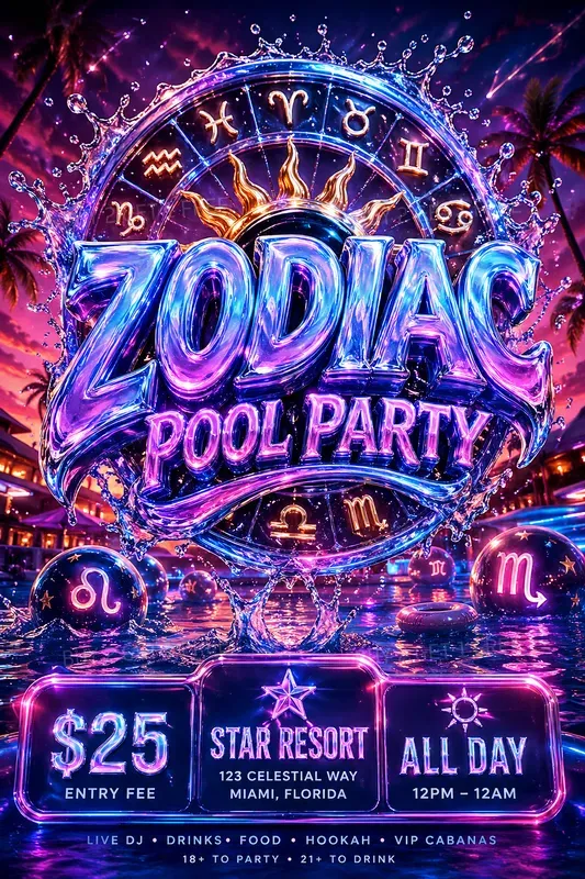 Hyperdynamic Summer Event Flyer Masters