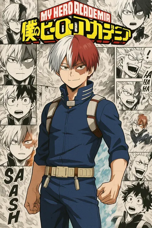 Dynamic Anime Iconic Moments In Collages