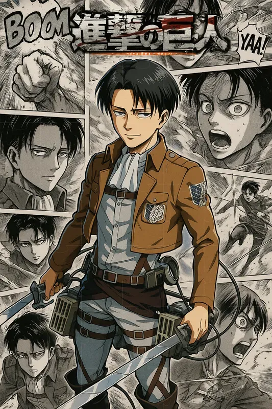 Dynamic Anime Iconic Moments In Collages