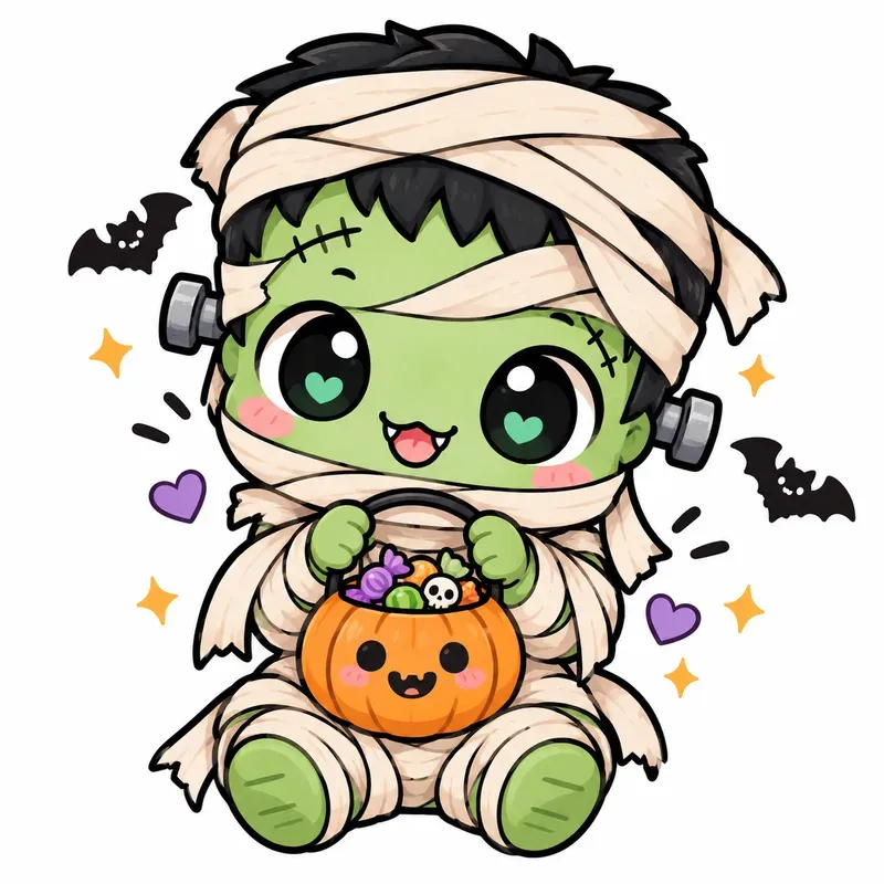 Spooky Cute Halloween Tshirt Cliparts
