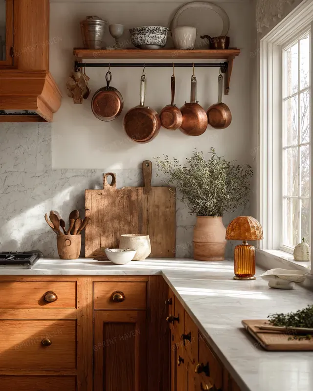 Vintage Wooden Kitchen Photography
