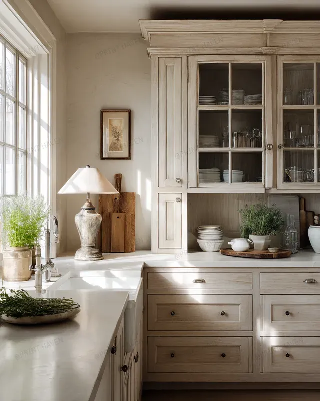 Vintage Wooden Kitchen Photography