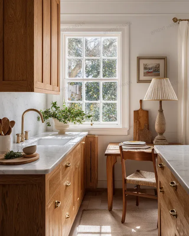 Vintage Wooden Kitchen Photography