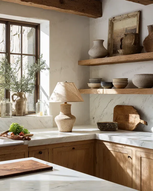 Vintage Wooden Kitchen Photography