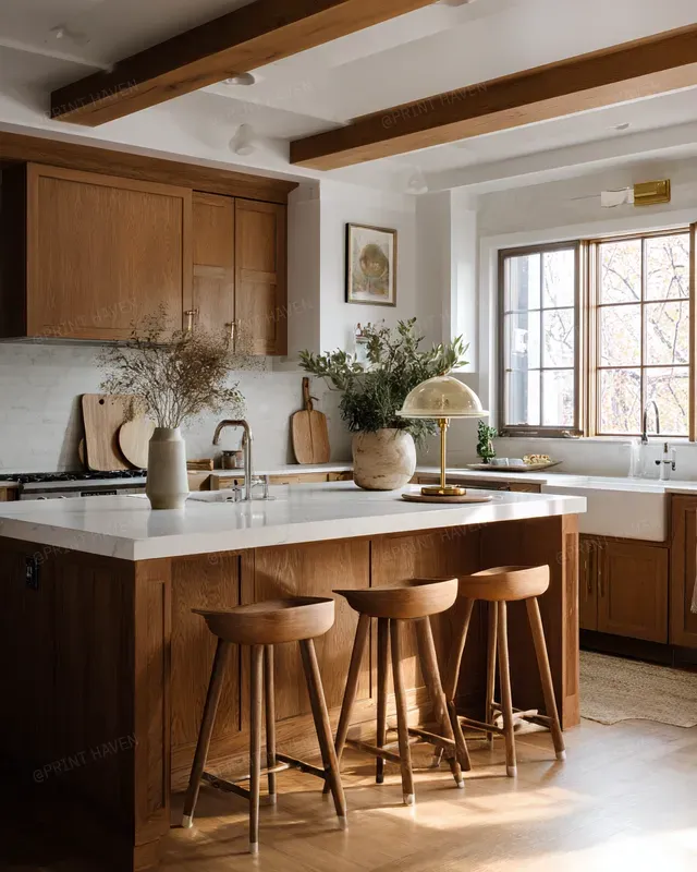 Vintage Wooden Kitchen Photography