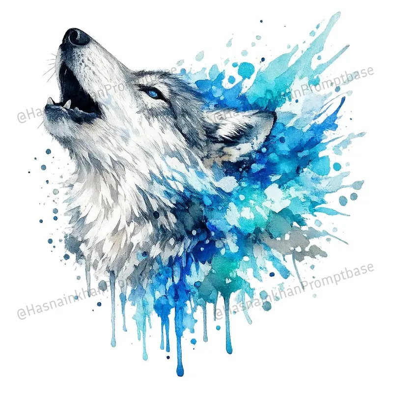 Watercolor Abstract Animal Tshirt Designs