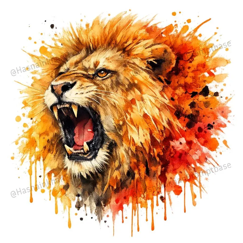 Watercolor Abstract Animal Tshirt Designs