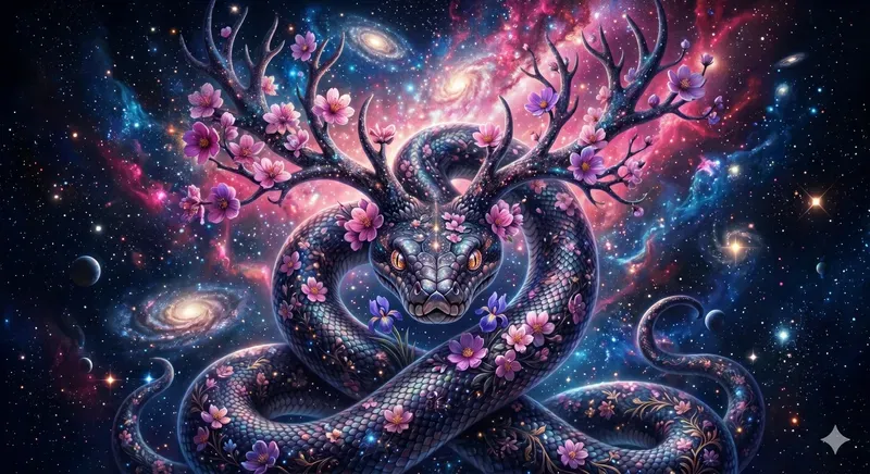 Cosmic Nebula Animal Portraits