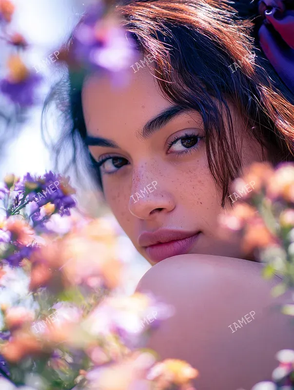 Dreamy Botanical Bloom Portraits