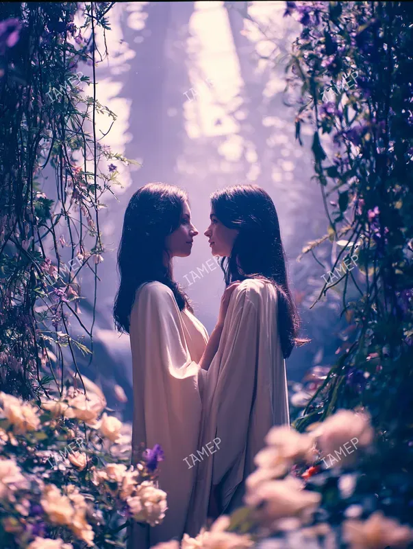 Dreamy Botanical Bloom Portraits