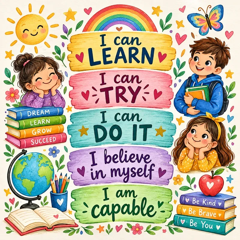 Whimsical Affirmation Art