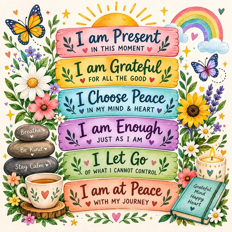 Whimsical Affirmation Art