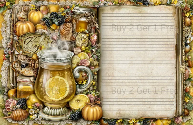 Sweet Honey Girl Double Pages