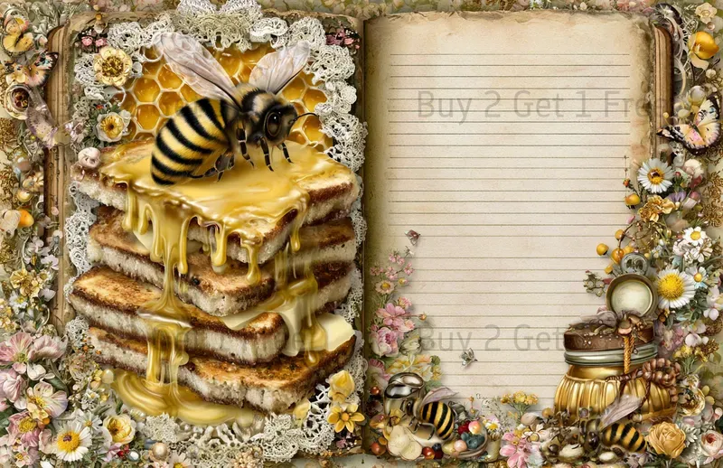 Sweet Honey Girl Double Pages
