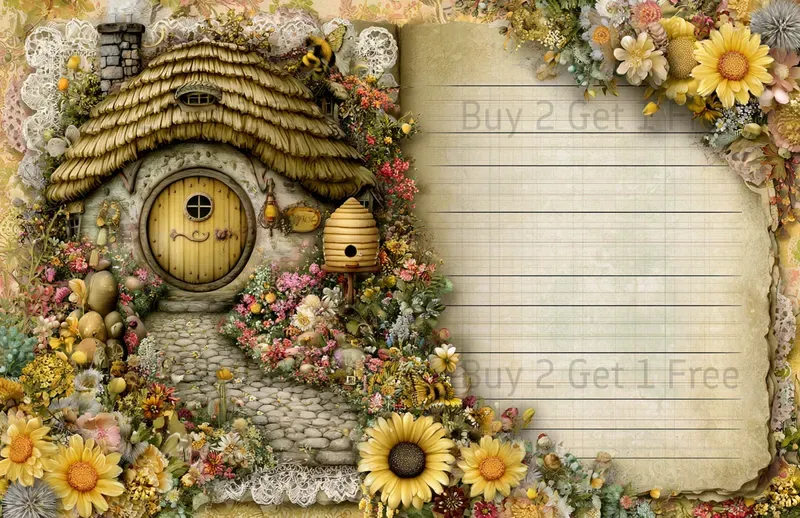 Sweet Honey Girl Double Pages