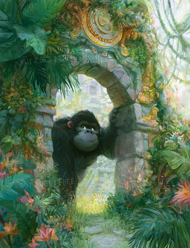 Jungle Treasures Storybook Illustrations