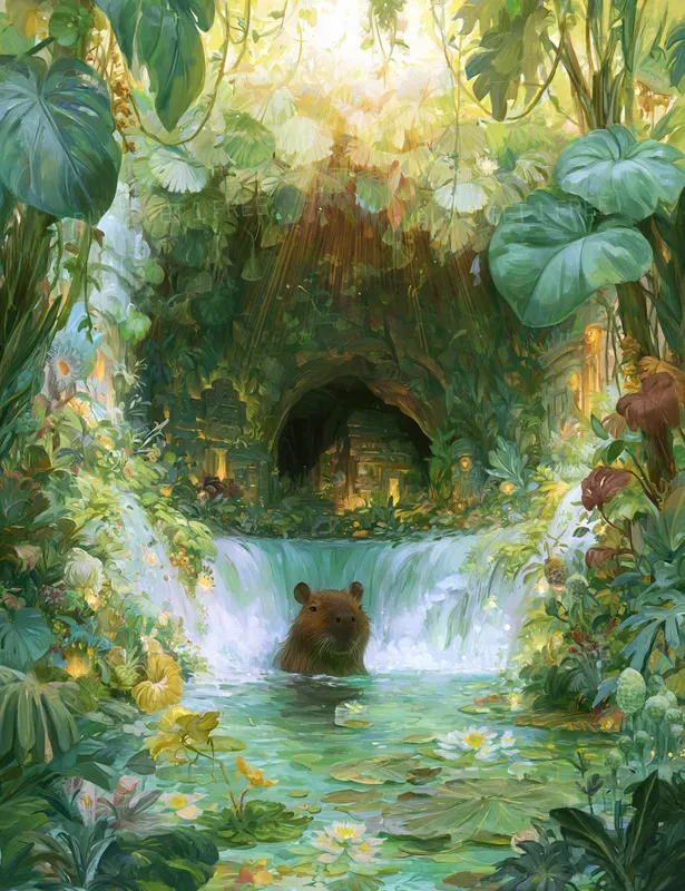 Jungle Treasures Storybook Illustrations