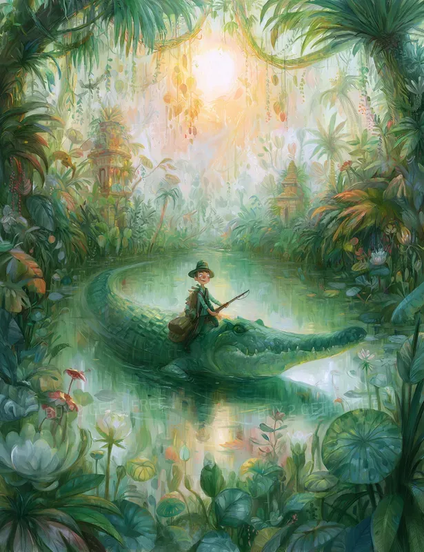Jungle Treasures Storybook Illustrations