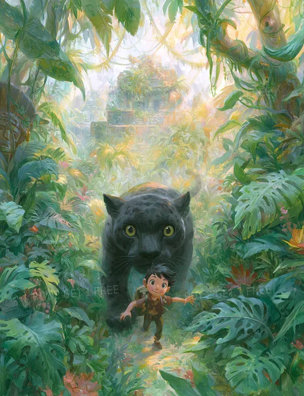 Jungle Treasures Storybook Illustrations
