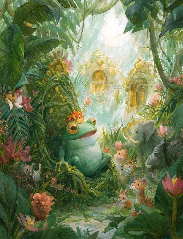 Jungle Treasures Storybook Illustrations