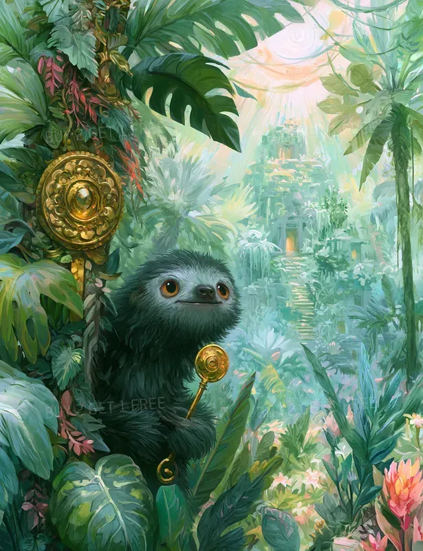 Jungle Treasures Storybook Illustrations