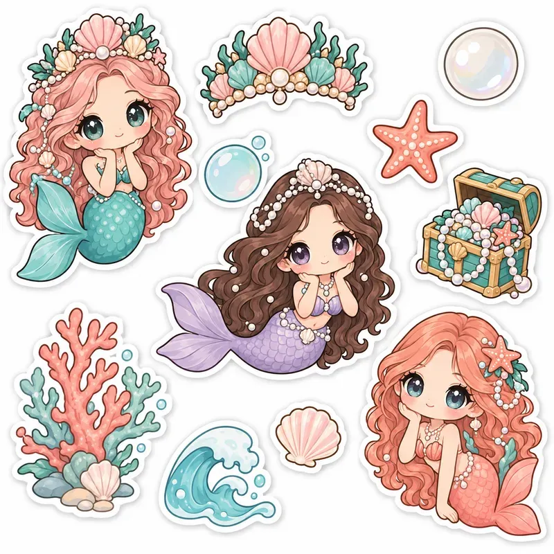 Fairytale Princess Sticker Pack Generator