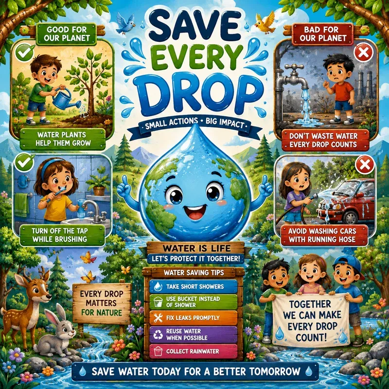 Water Wisdom Poster Generator