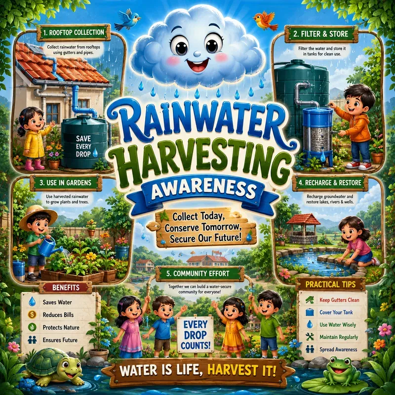 Water Wisdom Poster Generator