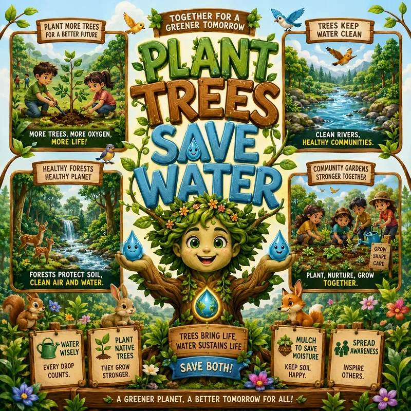 Water Wisdom Poster Generator