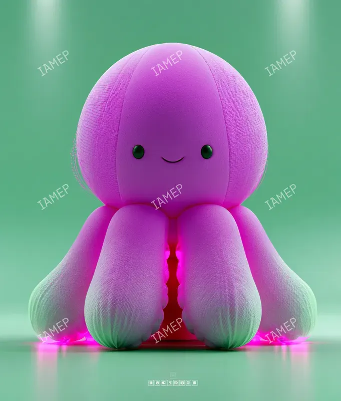 Soft 3D Toy Characters
