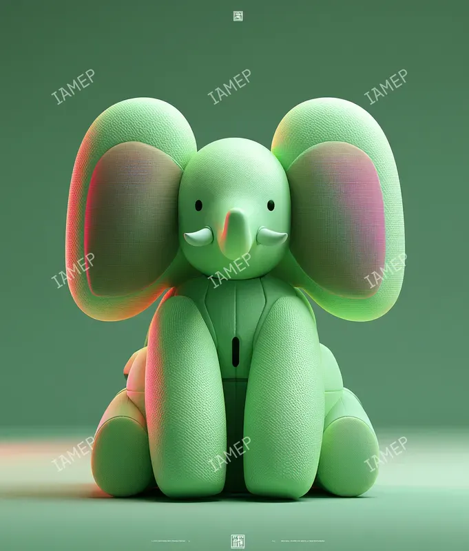 Soft 3D Toy Characters