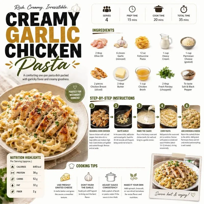 Modern Recipe Infographics