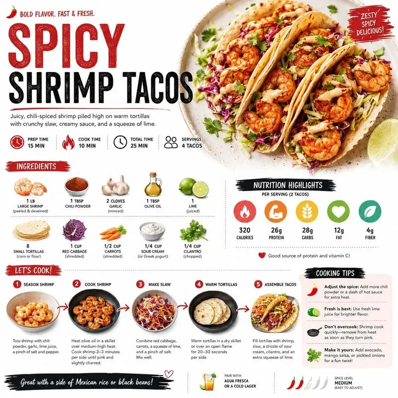 Modern Recipe Infographics
