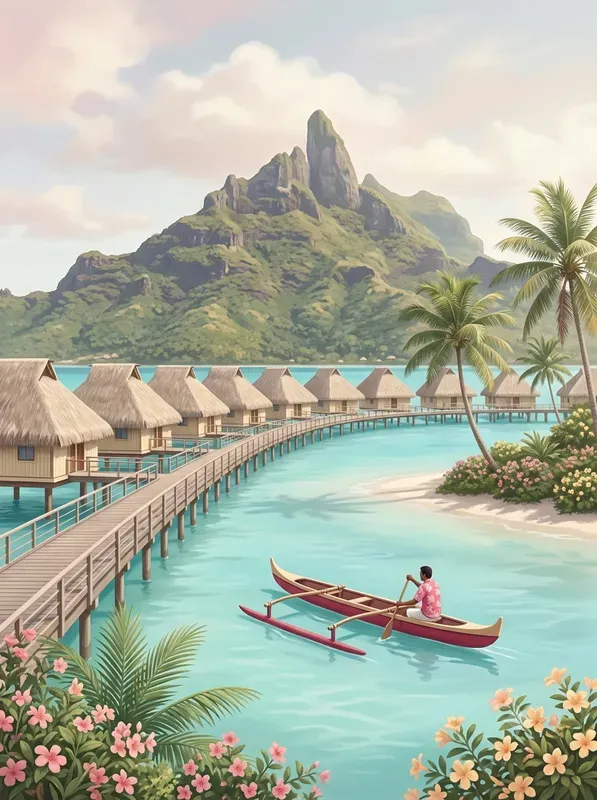 Pastel Retro Travel Posters