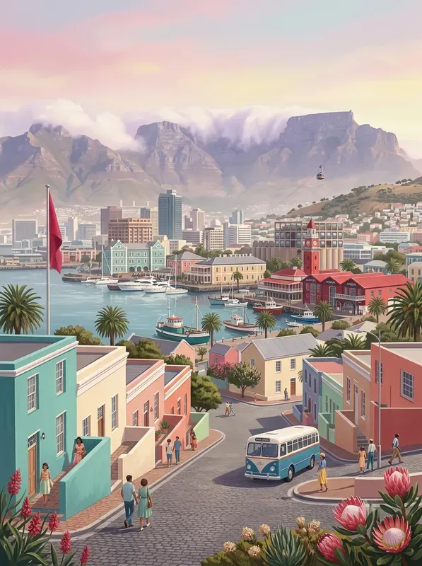 Pastel Retro Travel Posters